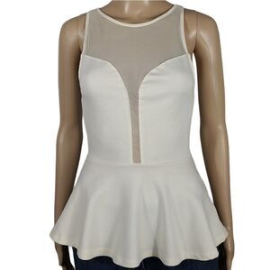 Ambiance Apparel White Fit & Flare Top